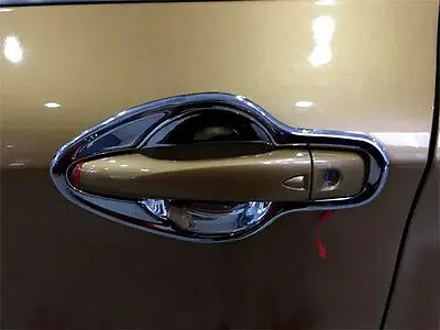 

8 шт., хромированные накладки на дверную ручку Nissan Qashqai 2014 - 2019