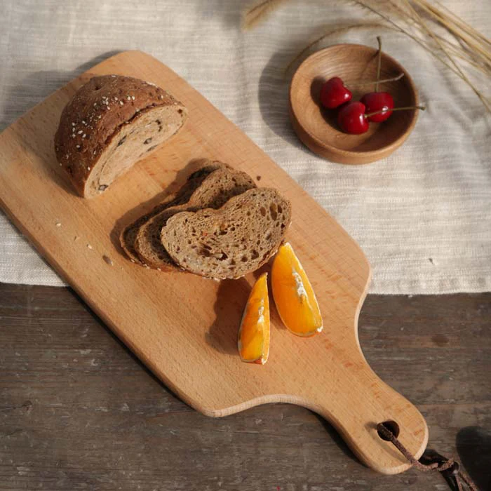 

Kitchen Wooden Chopping Blocks Beech Walnut Pizza Bread Fruit Hangable Cutting Board Durable Non-slip Kitchen Tools Accessories