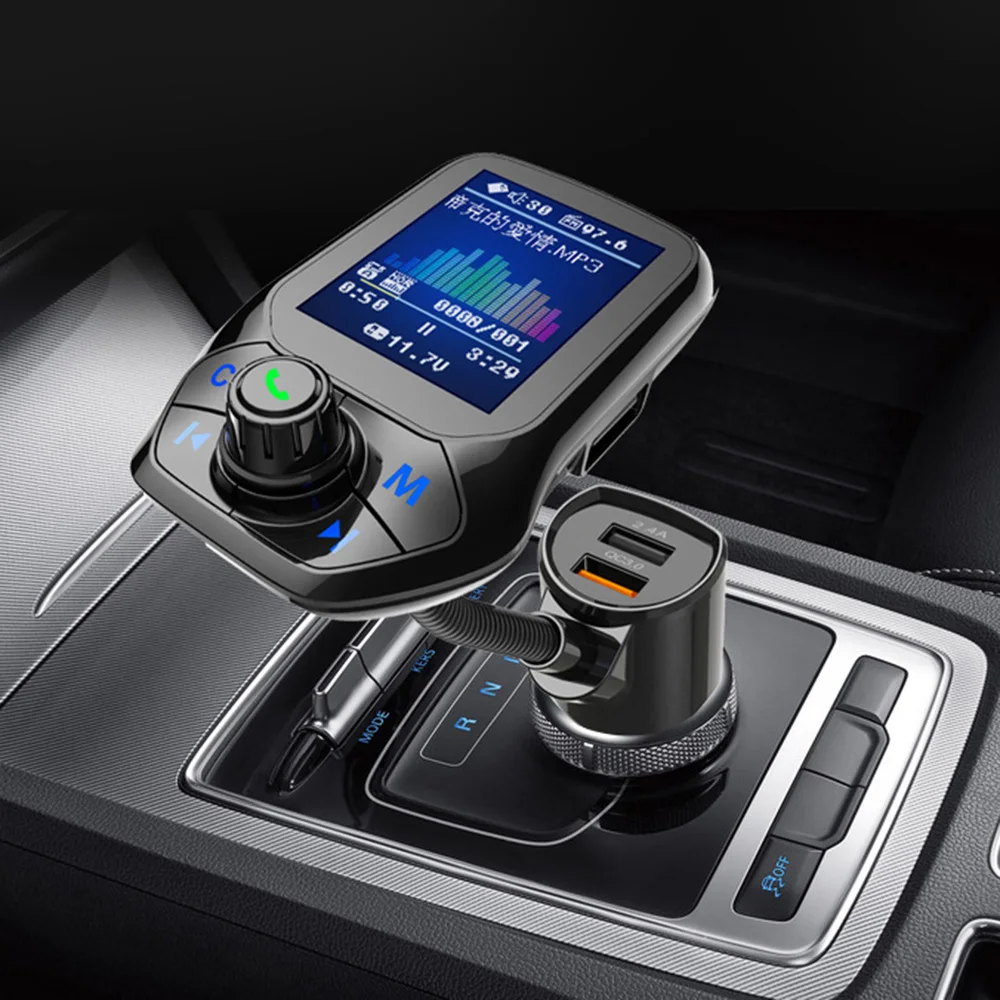 Совершенно новый и высококачественный Bluetooth Автомобильный fm-передатчик mp3-плеер