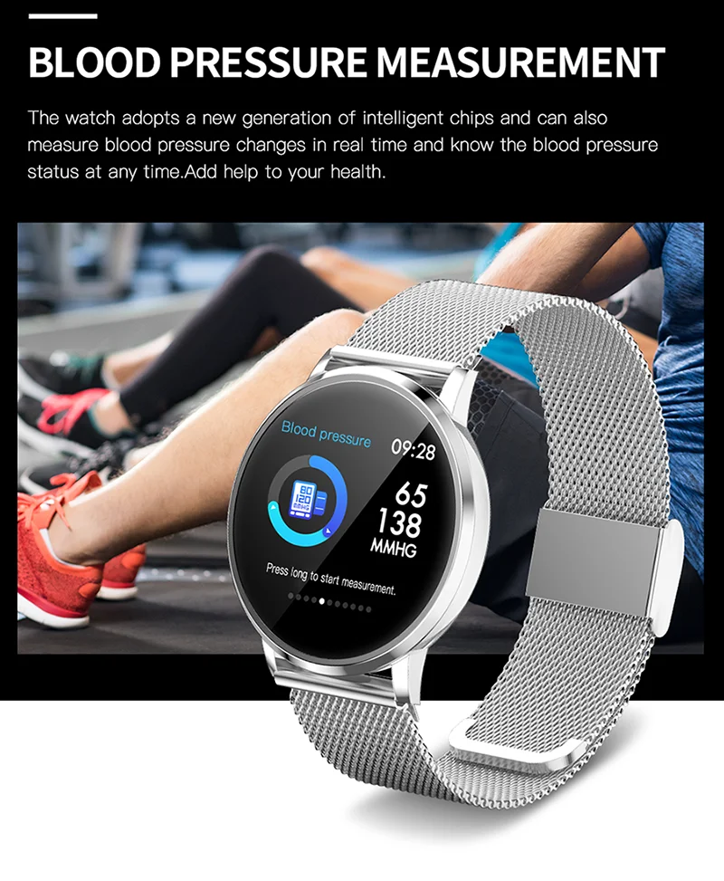 Женские спортивные Смарт-часы мужские reloj inteligente монитор сердечного ритма кровяное давление часы с шагомером и Bluetooth часы для Android iOS