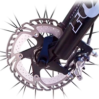 free shipping mountain bike dh 6 inch 160180 203mm cooling disc brake disc rotor heatsink disc brake rotor bicycle brake