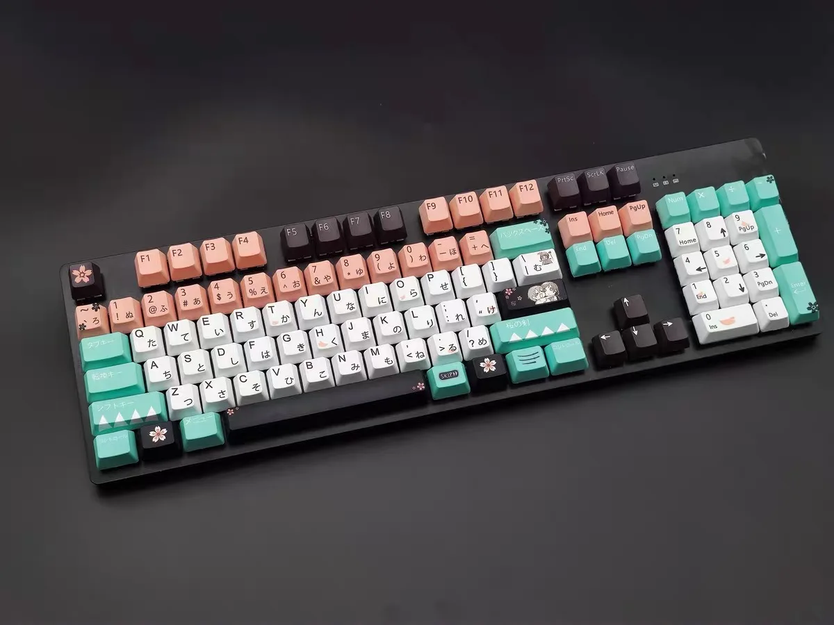 1 set OEM profile PBT Dye Subbed customized DIY Genius swordsman key cap for MX switch Mechanical keyboard