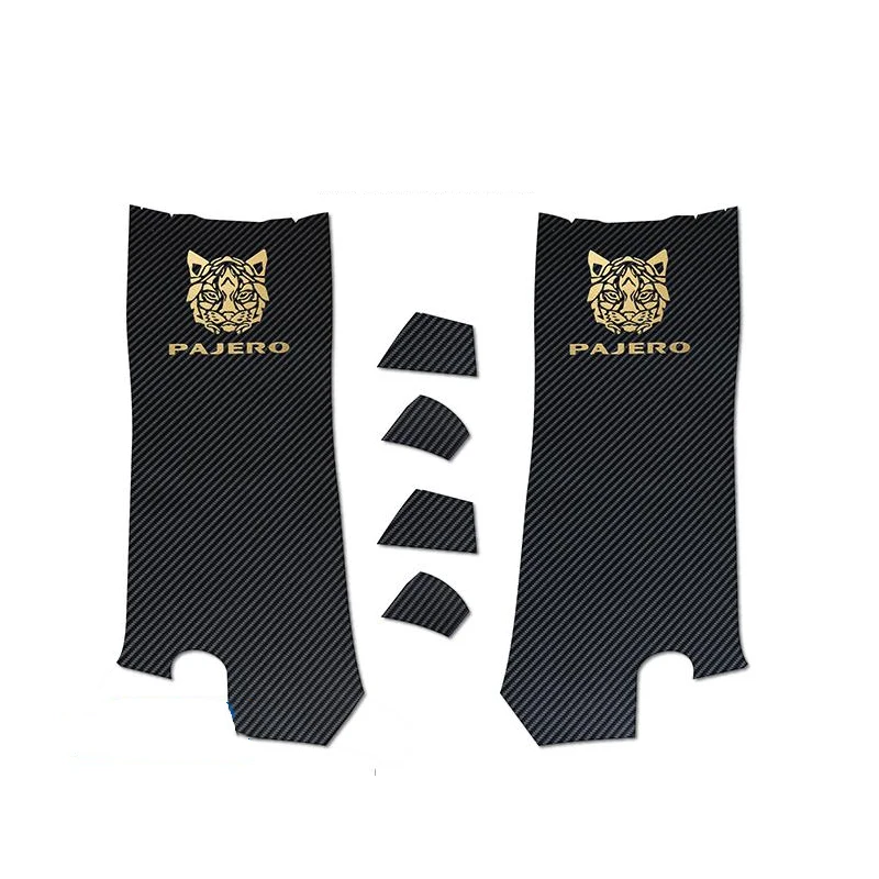 Для Mitsubishi Pajero V97 V93 V98 V95 V87 V73 B-Pillar наклейка против ударов грязи искусственная кожа