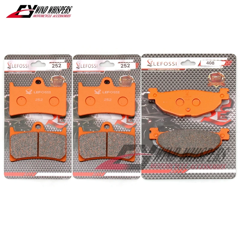 Передние Задние тормозные колодки для Yamaha XP 500 T-Max XP500 TMAX TMax500 Non ABS / модели 2008 2009 2010