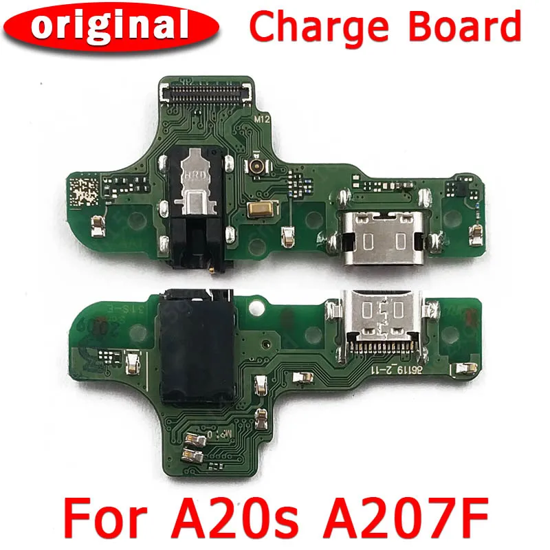 Оригинальная плата для зарядки Samsung Galaxy A20s A207 порт USB разъем PCB док станции гибкий
