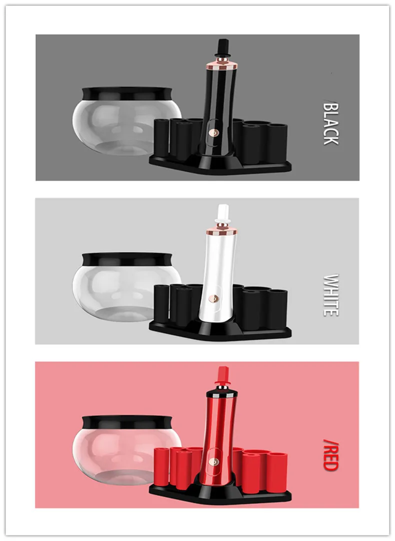 ZOREYA Electric Makeup Brush Cleaner& Dryer Set 10 seconds Efficient Make Up Brush Washing Tool