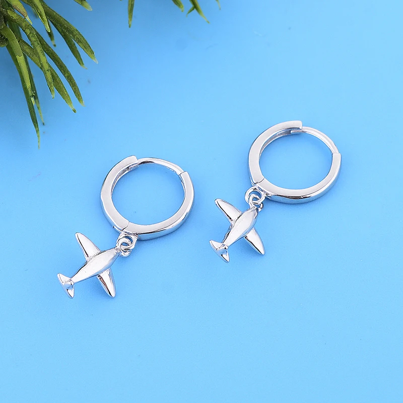 FC ювелирное изделие подлинное серебро 925 пробы 3D золотой цвет самолет обруч