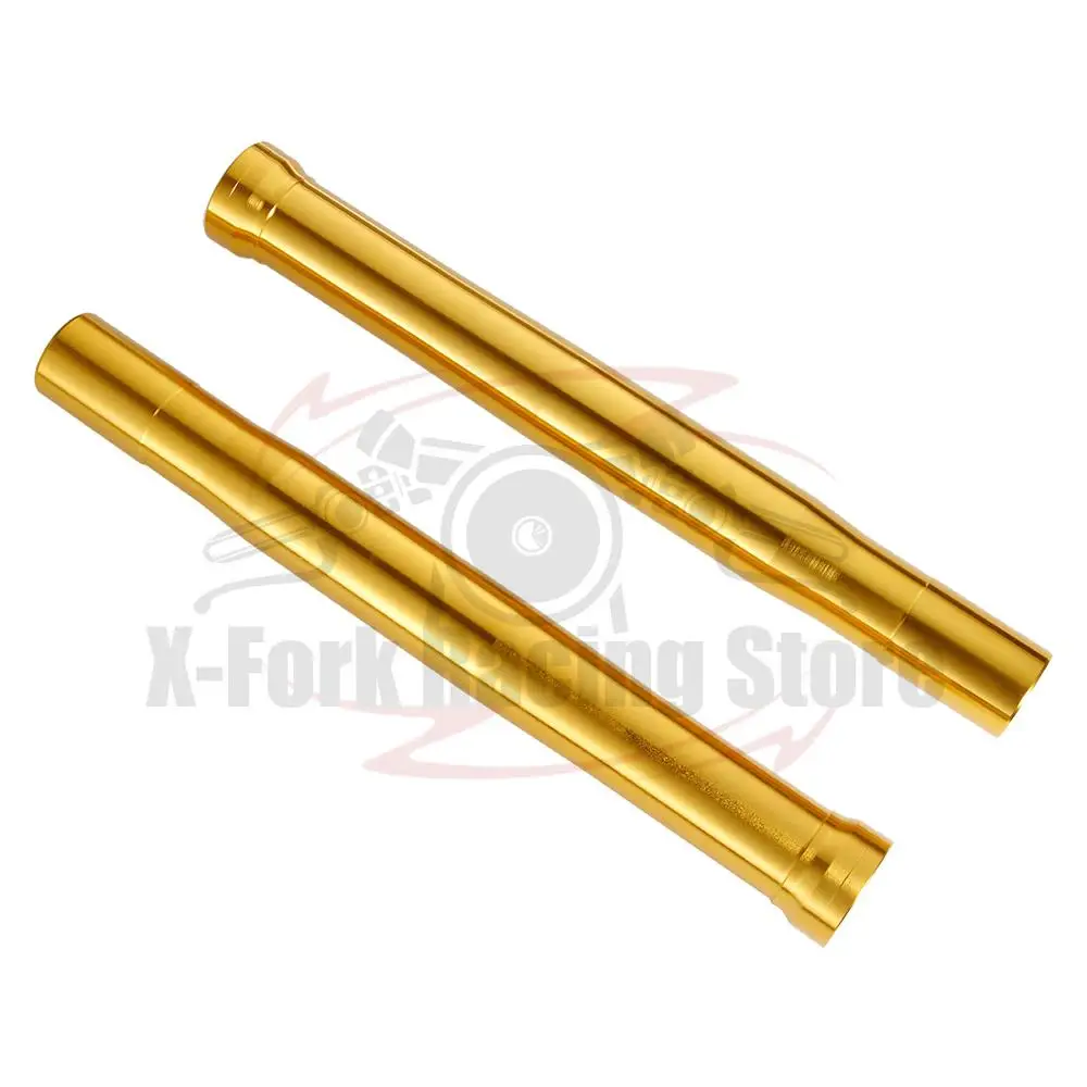 Пара золотых трубок передней вилки для YAMAHA FZ1 2006-2015 07 08 09 10 11 12 14 FZ8 2013-2015 длина 483 мм