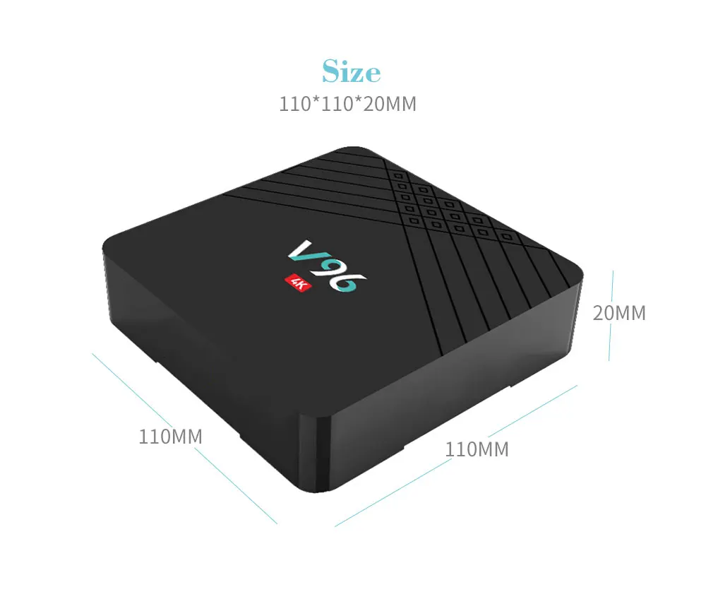 Vmade tv box android 9,0 2G 16G Allwinner H6 четырехъядерный 64 бит Wi-Fi tv box 4K HD H.265 телеприставка 2G 16G tv box Горячая Распродажа