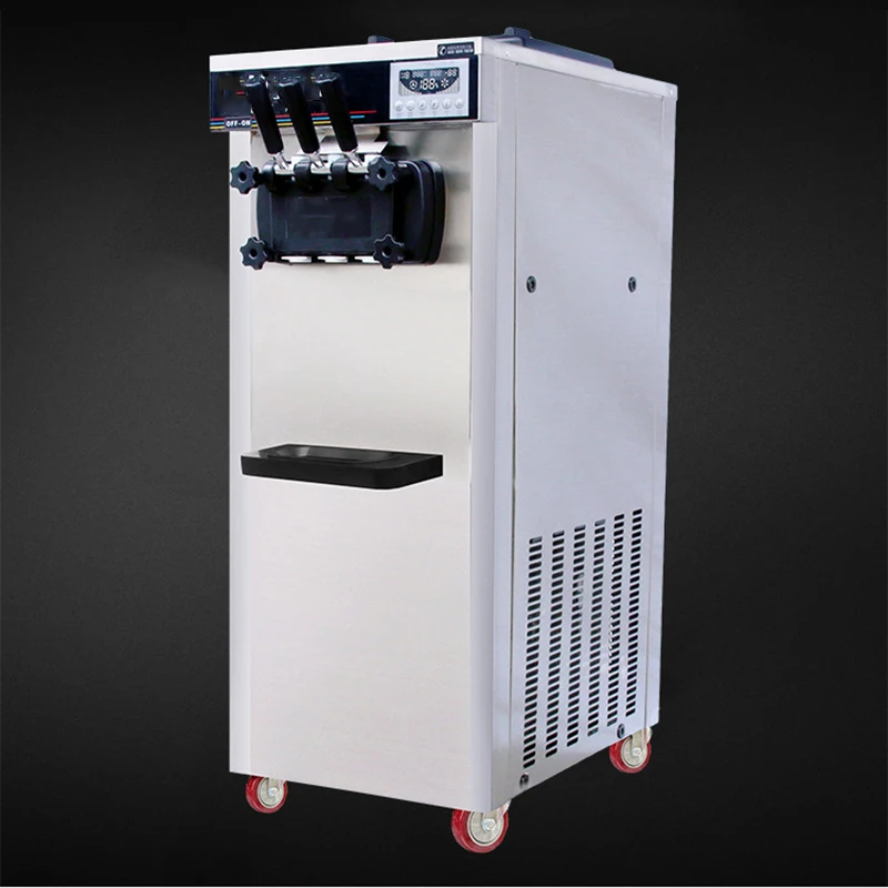 Коммерческая машина для производства мягкого мороженого 220 В/110 В вертикальная