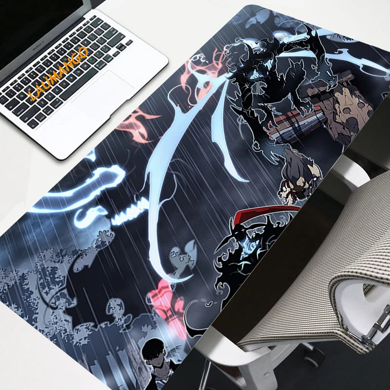 

Solo Leveling Mouse Pad Large 900x400 Keyboards Mat Rubber Gaming Accessories Mousepad Desk Mat Rubber Computer For CS GO Carpet