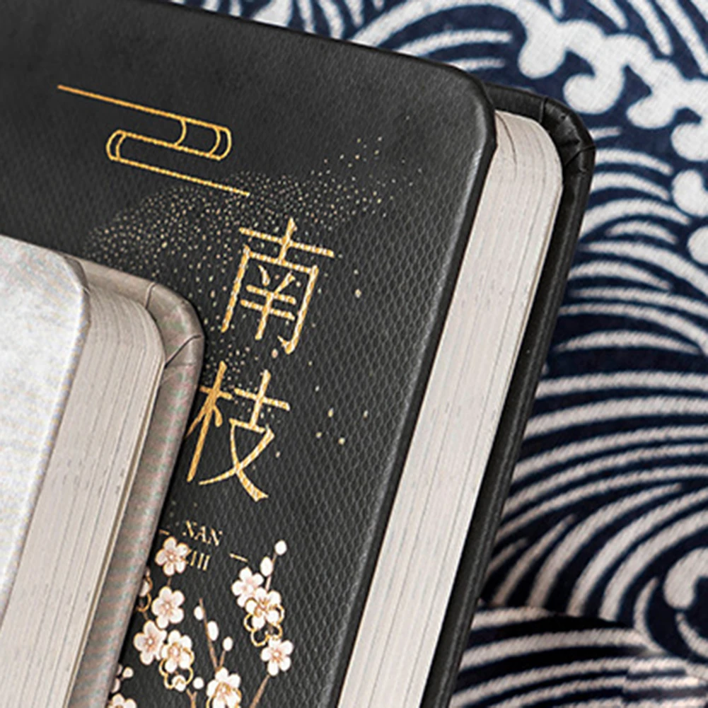 

Chinese Style Cranes Birds Hardback Color Pages Notebook Notepad Diary Planner