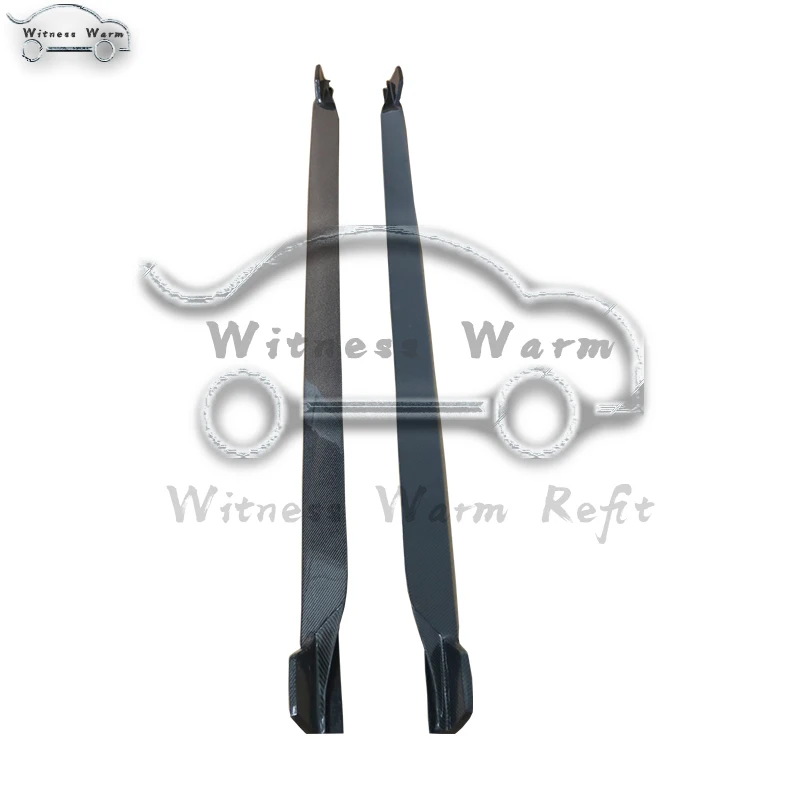 Углеродное волокно сбоку для губ разветвитель Body боковые юбки фартук Ford Mustang купе