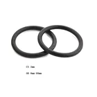 Уплотнительное кольцо из нитрильного каучука (бнк), 2 мм, наружный диаметр 8-80 мм