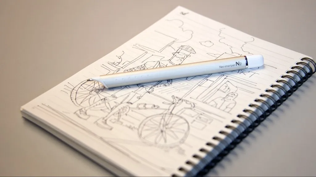 Цифровая ручка NeoLab Neo Smartpen N2 для iOS и Android (Silver White) | Канцтовары офиса дома