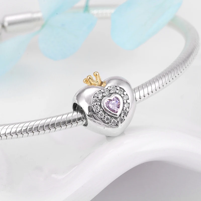 2019 подарок на день матери реальная искусственная Серебряная корона сердце