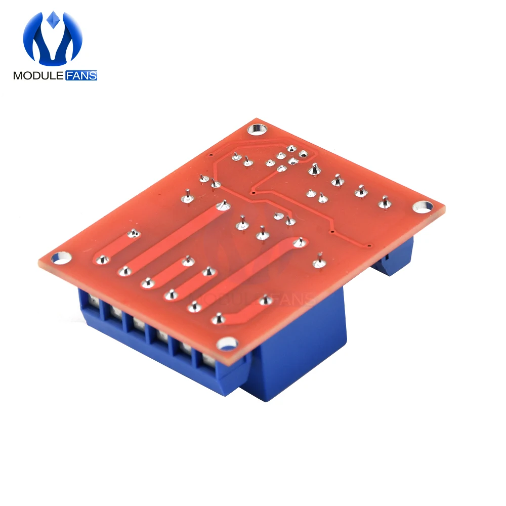 Релейный модуль щит для Arduino два 2 канальный 12V с опора оптопары высокого и низкого