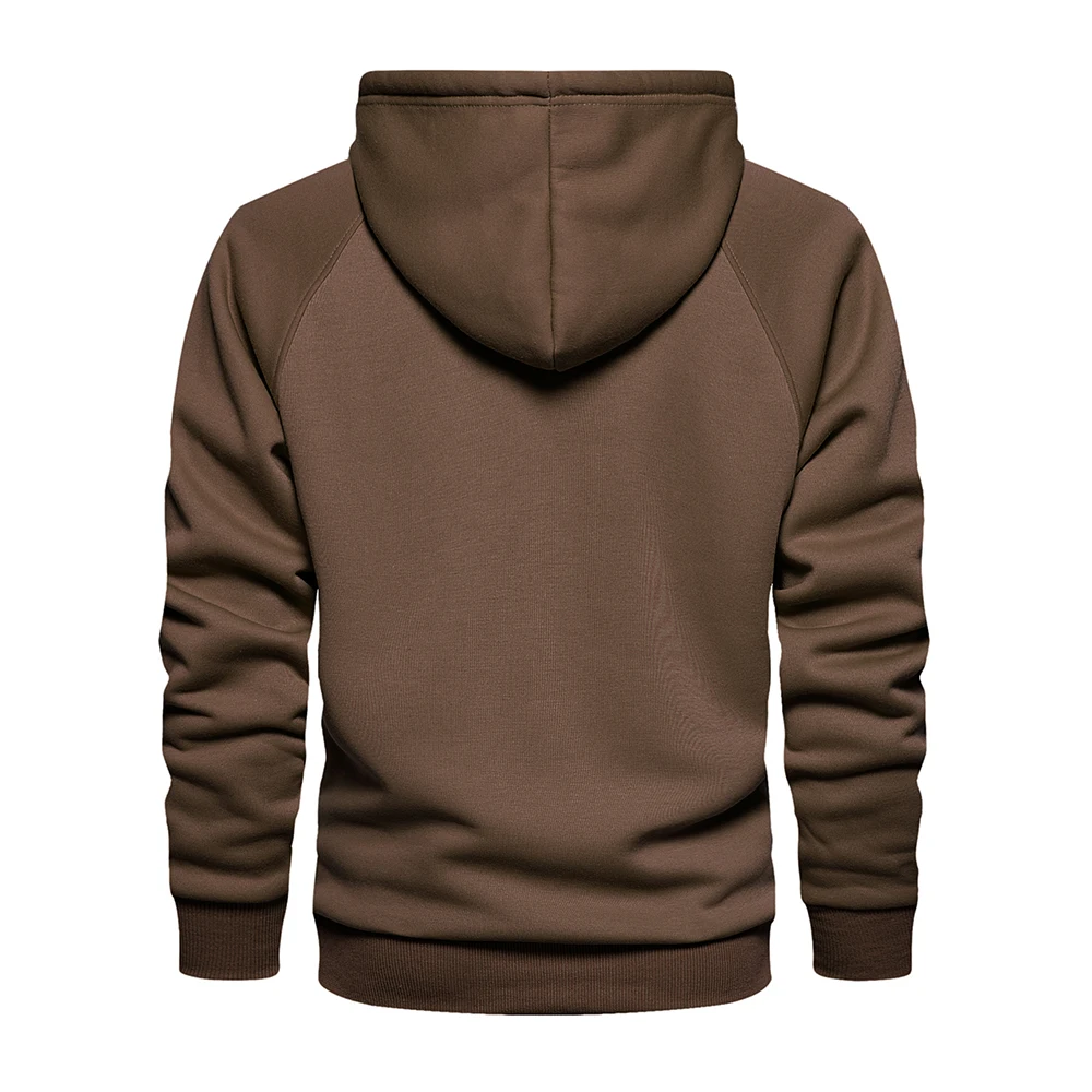 Толстовка мужская однотонная повседневный свитшот с капюшоном базовая уличная