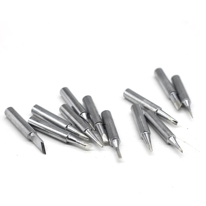 12 шт. бессвинцовые наконечники паяльника 900M-T для Hakko 936 907 8586 898D 936d Lukey 852D паяльная станция инструмент