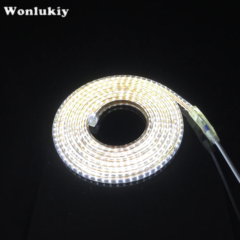 СВЕТОДИОДНАЯ лента SMD 220 3014 в водонепроницаемая гибкая светодиодная 120