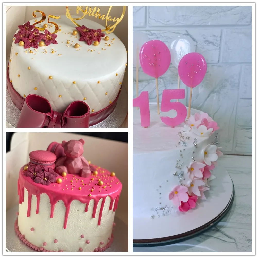 Силиконовая форма для украшения тортов цветов | Дом и сад