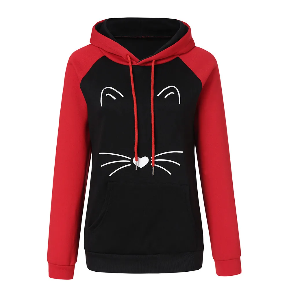 Female casual Long Sleeve Sweatshirt Letter Print Tops Fashion Women's autumn Pullover hooded simple short blouse poleron mujer | Женская