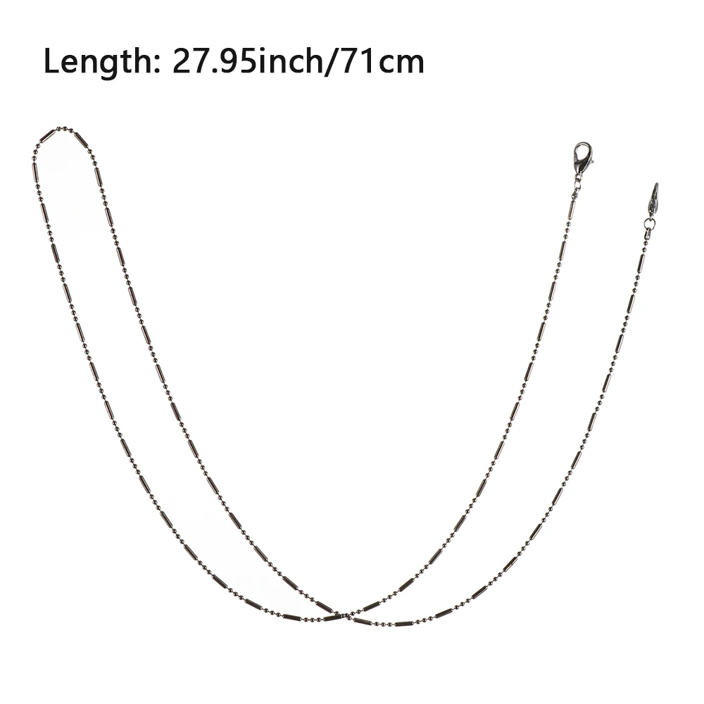 

2021 Fashion Anti-Drop Woman Sunglasses Chain Cylinder Bead Chain Anti-Falling Glasses Eyeglasses Cord Necklace