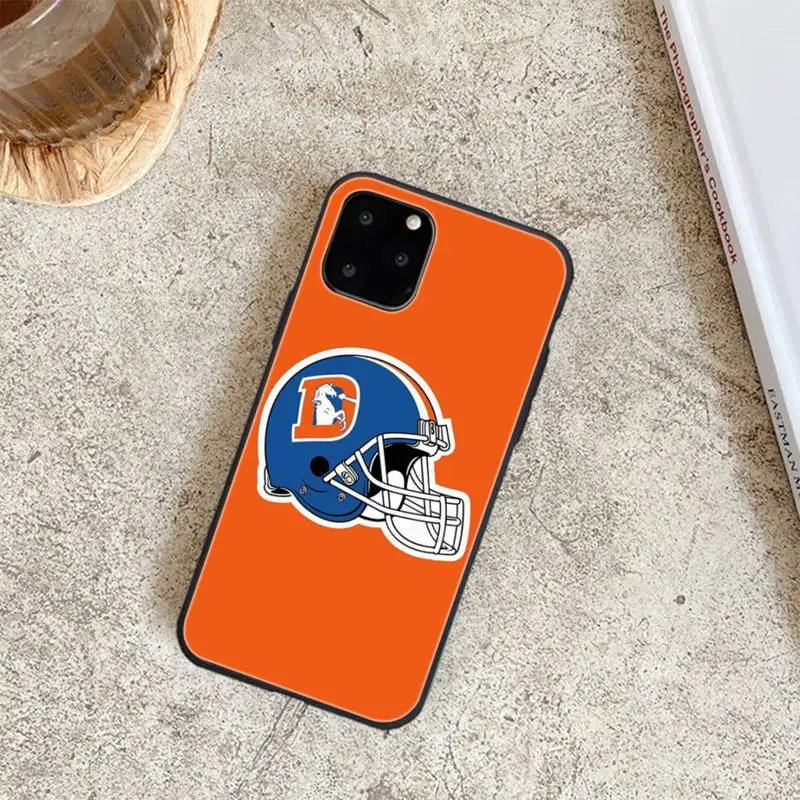 

ZFGHSHYQ D-Denver Broncos Soft Phone Case For Iphone 6 6s 7 8 Plus XR X XS XSmax 11 12 Pro Mini Max
