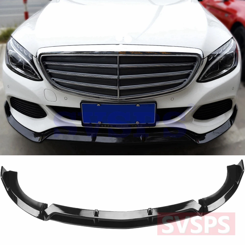 Передний бампер передняя юбка передний корпус комплект для Mercedes Benz Brabus C class W205 C180