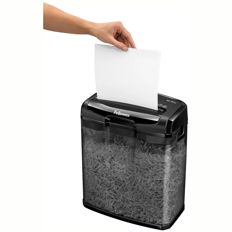 Уничтожитель документов Fellowes FS-47018 M-7Cm 4 уровень секретности 4х35 мм 7 лист 13 л