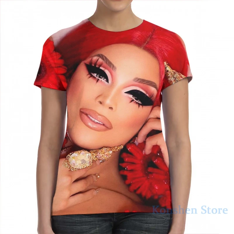 Футболка Valentina Rpdr S9 для мужчин и женщин модная футболка с принтом по всей длине