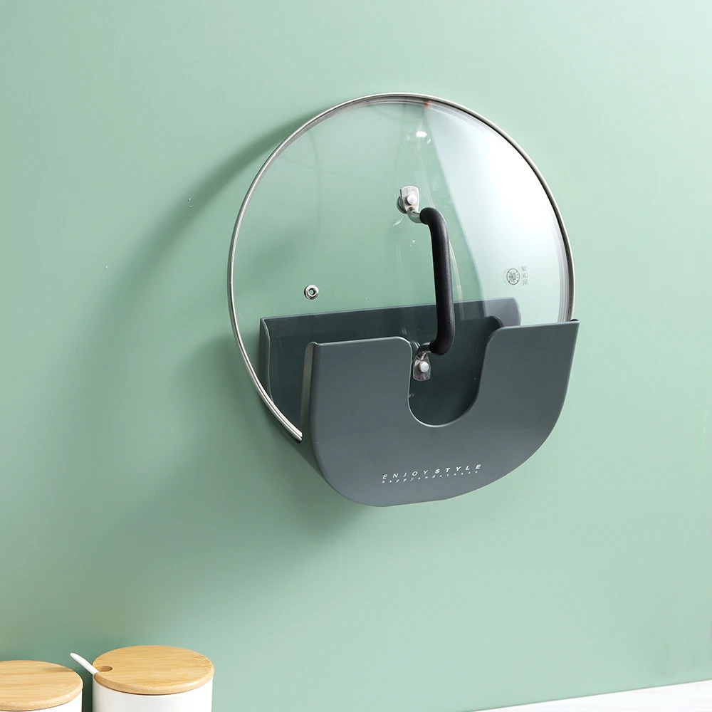 Подставка для крышки кастрюли кухонная хранения пластиковый подвесной упор