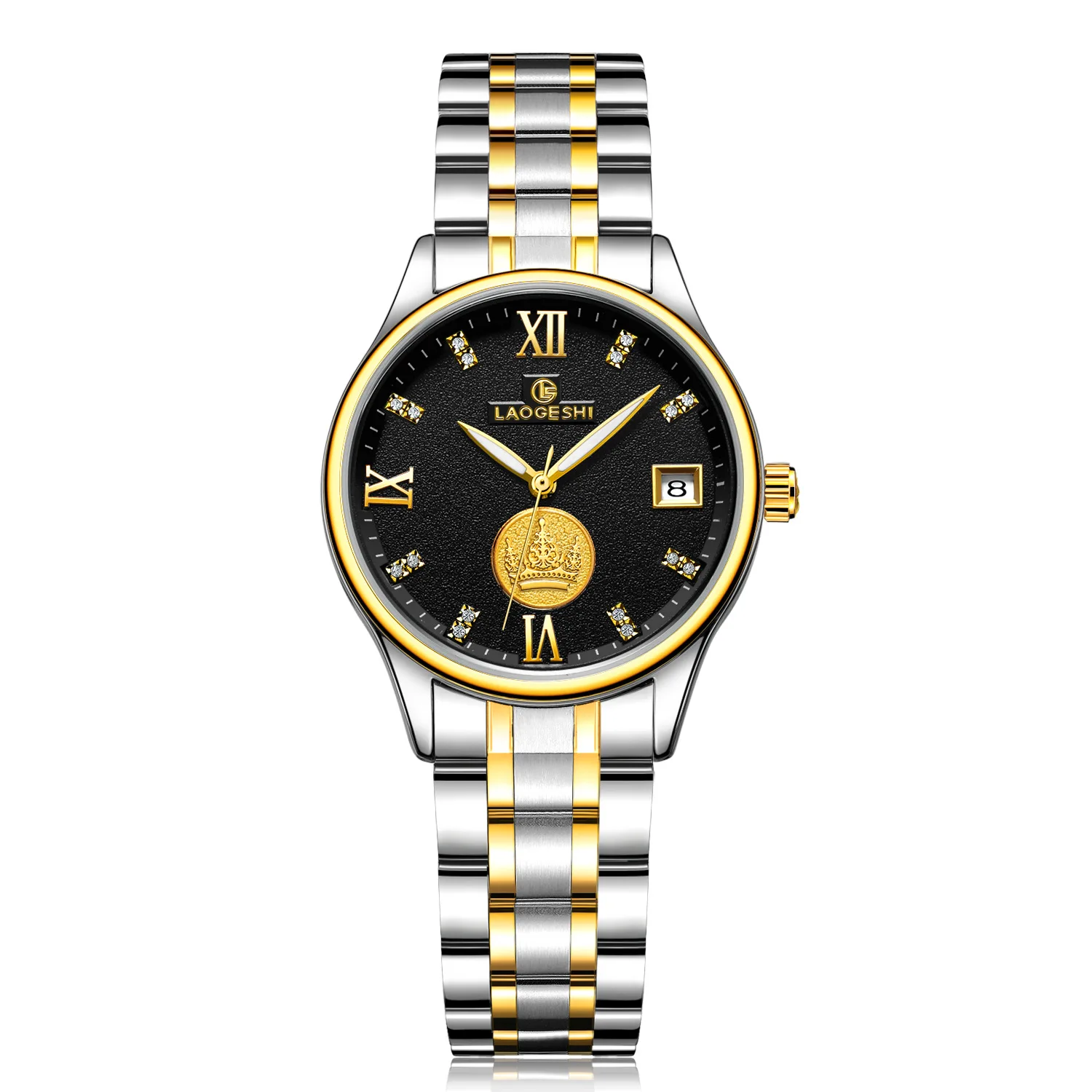 

Swiss Genuine Laogeshi Casual Calendar Couple Watch Fashion Luminous Waterproof Automatic Mechanical Watch Couple Gift