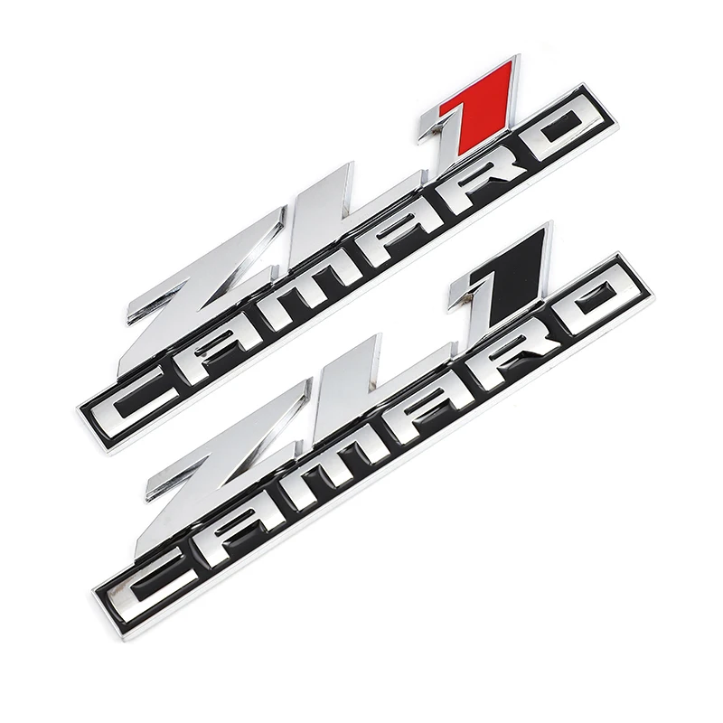 Металлический 3d-логотип ZL1 наклейка на гоночный автомобиль Эмблема багажника