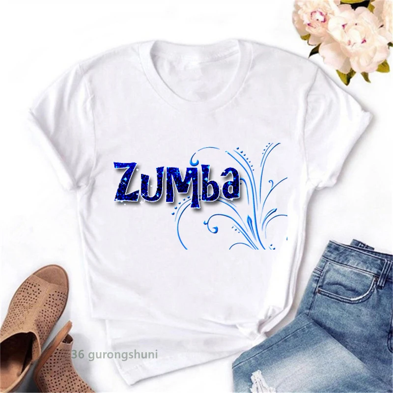 Женская футболка Zumba Спортивная для занятий спортом гимнастикой фитнесом