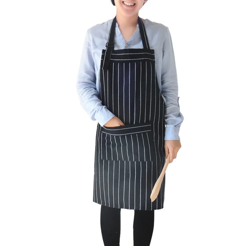 

Pure Color Cooking Kitchen Apron with straps For Woman Men Chef Waiter Cafe Shop BBQ Hairdresser Aprons Bibs Kitchen Accession