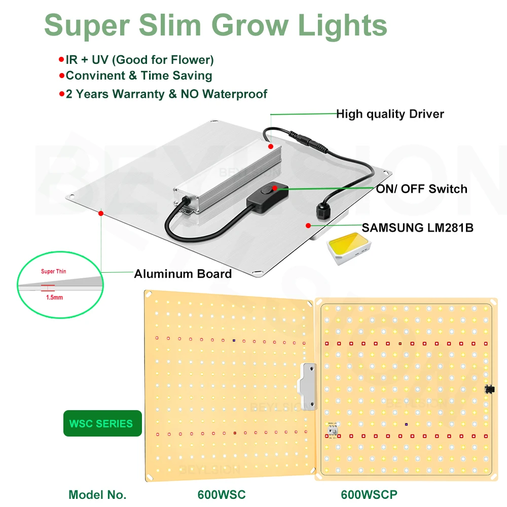 BEYLSION 600WSC IR UV LED Plant Lamp Samsung Quantum Board Phytolamp Medical Plants Growing Lights For Veg Flower Blooms | Освещение