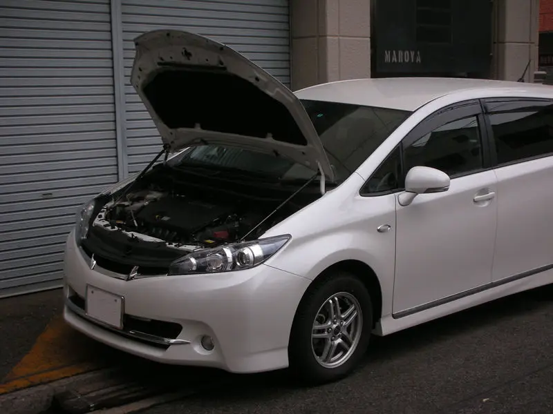 

Демпфер для 2009-2017 Toyota WISH ZGE20W Mini Van передний капот модифицировать газовые стойки подъемник Амортизатор аксессуары