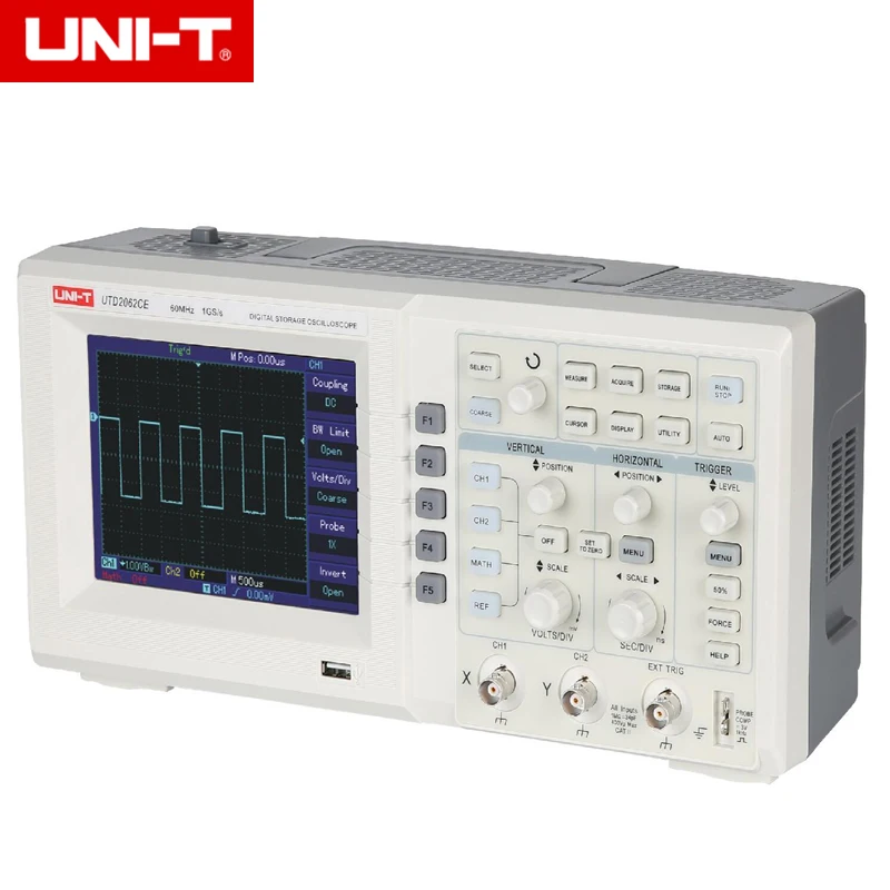 UNI-T UTD2062CE цифровой осциллограф для хранения 2 канала 60MHz 1Gs/s | Инструменты