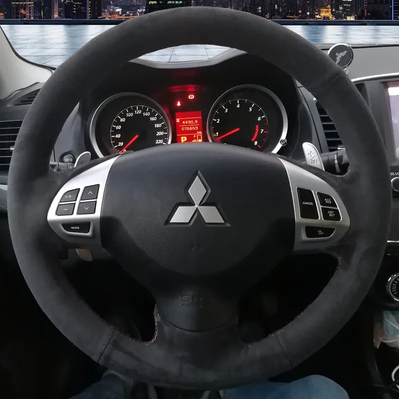 

Прошитые вручную замшевые аксессуары для Mitsubishi Pajero V97 Lancer Outlander ASX Eclipse PajeroSport автомобильные аксессуары