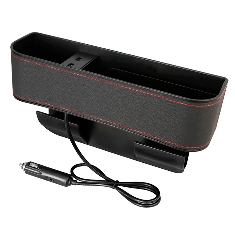 

Автокресло пространство ящик со щелью чашки держатель сиденье пространство для хранения TF Micro SD мобильный телефон Dual USB зарядное устройство...