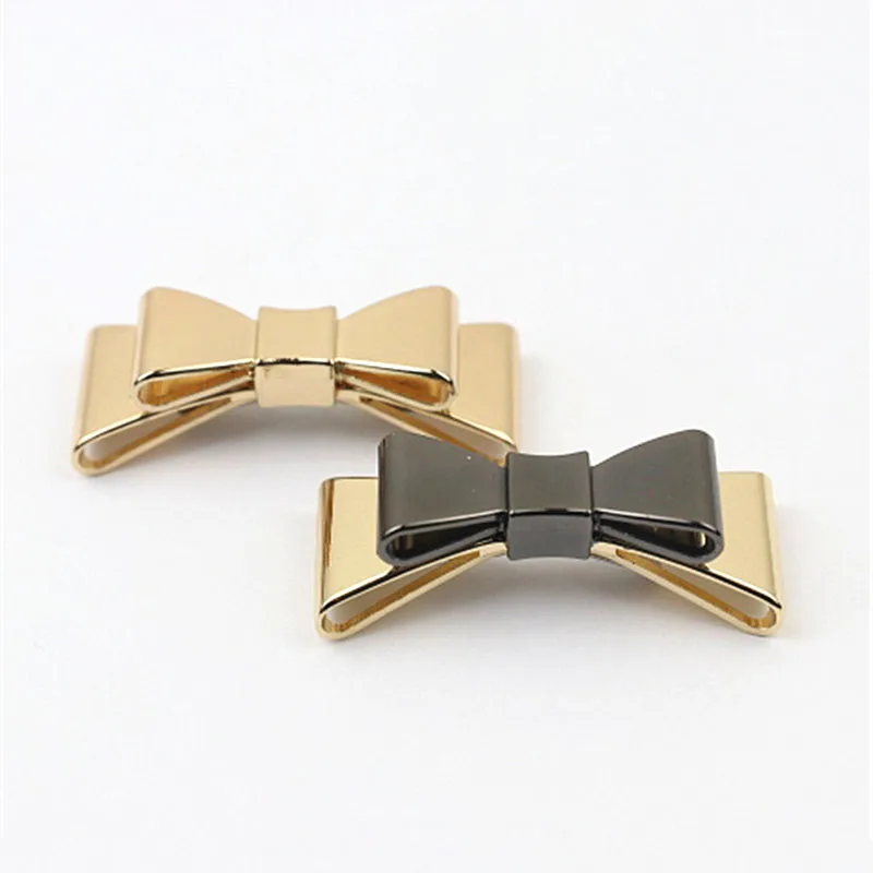 

2pcs Metal Bowknot Buckle New Style Special Shoes Clip Clasp for Handbag Bag Garments Hardware Closure Bag Parts Accessories