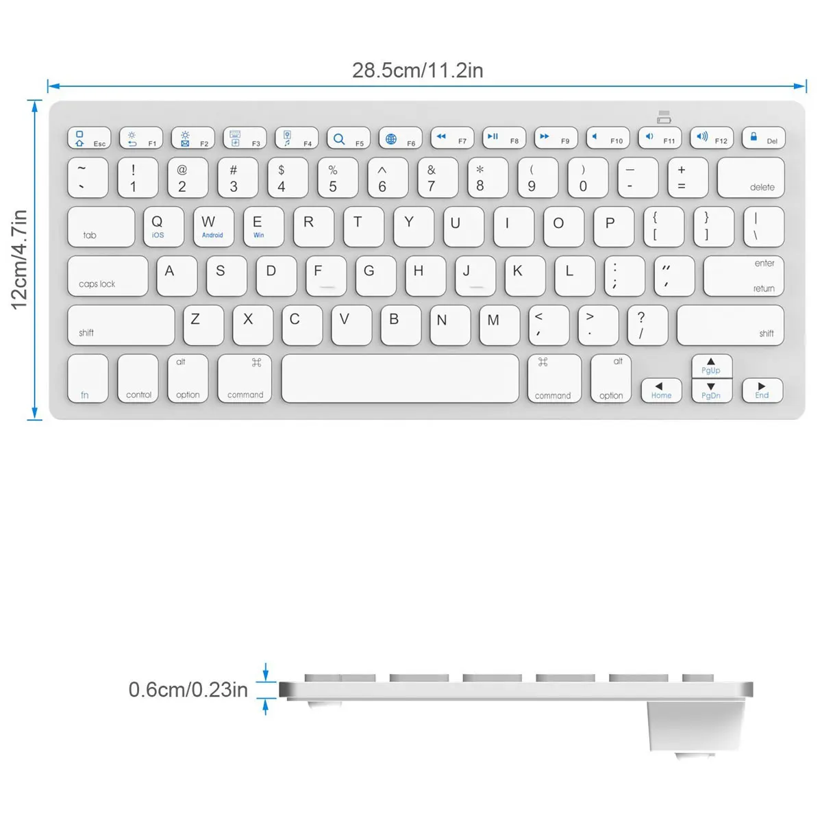 Тонкая мини bluetooth беспроводная клавиатура для Android планшет для IPad смартфон для iOS для Windows портативная клавиатура эргономичная