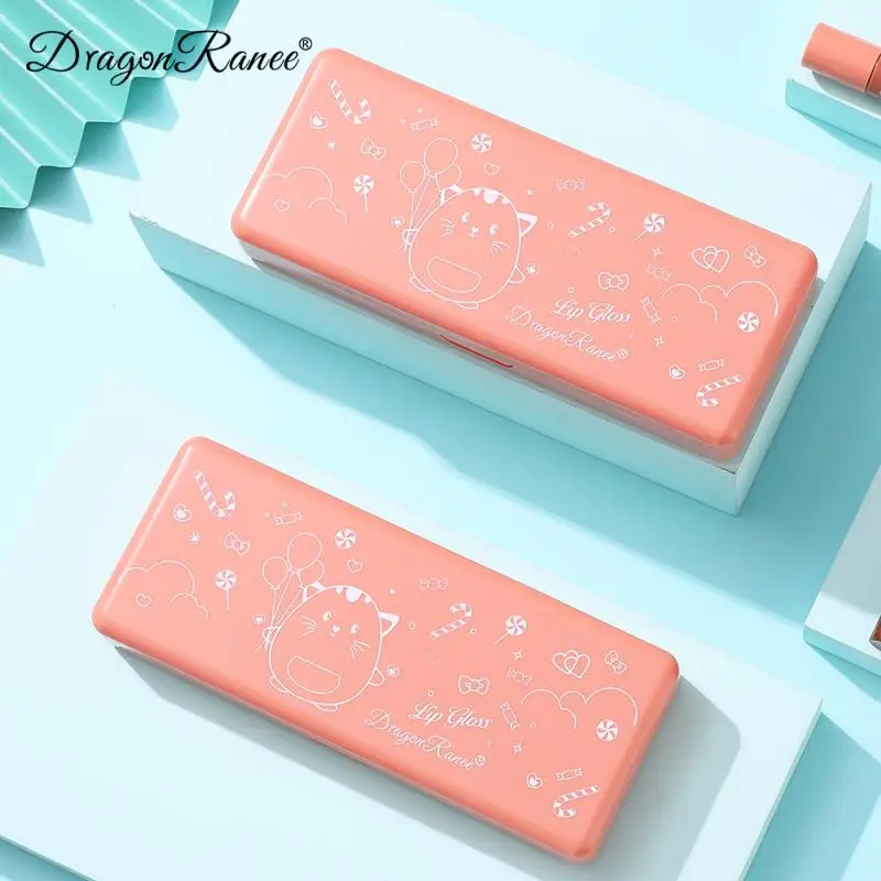 

10 Colors Mini Shiny Lip Gloss Lipsticks Waterproof Long Lasting Sexy Red Lip Stick On-Stick Cup Makeup Lip Tint Cosmetic