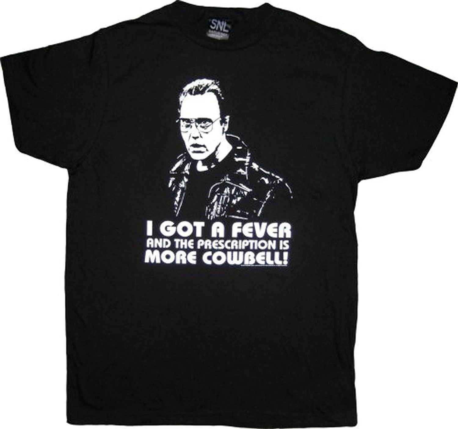 Snl Saturday Night Live Christopher Walken More Cowbell черная футболка летние знаменитые футболки летняя