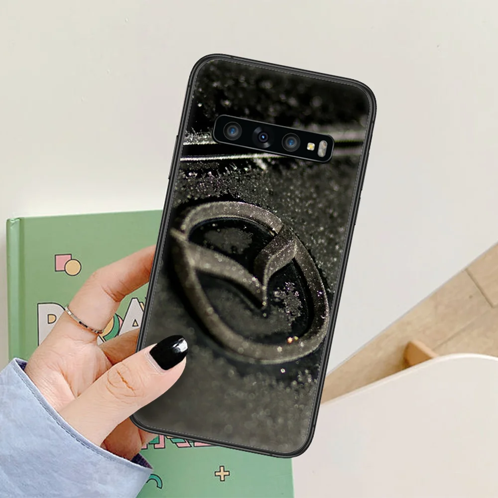 

Sports Car Mazda Phone Case For Samsung Galaxy Note S 8 9 10 20 Plus E Lite Uitra black Etui Trend Hoesjes Tpu Shell Painting