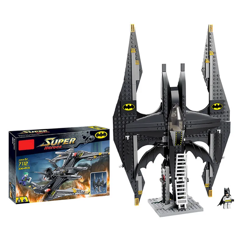 Супергерой Бэтмен и Джокер летучая мышь Legoed модель строительные блоки для детей