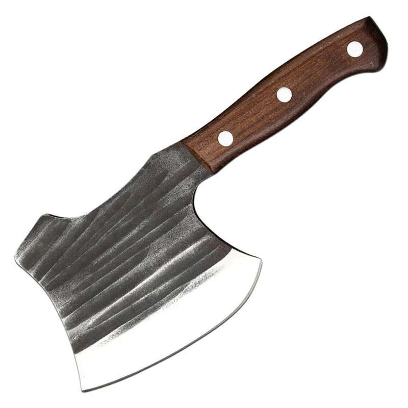

Hand-forged axe knife butcher chopping pig and cattle chopping bone knife thickened axe knife traditional kitchen chopping knife