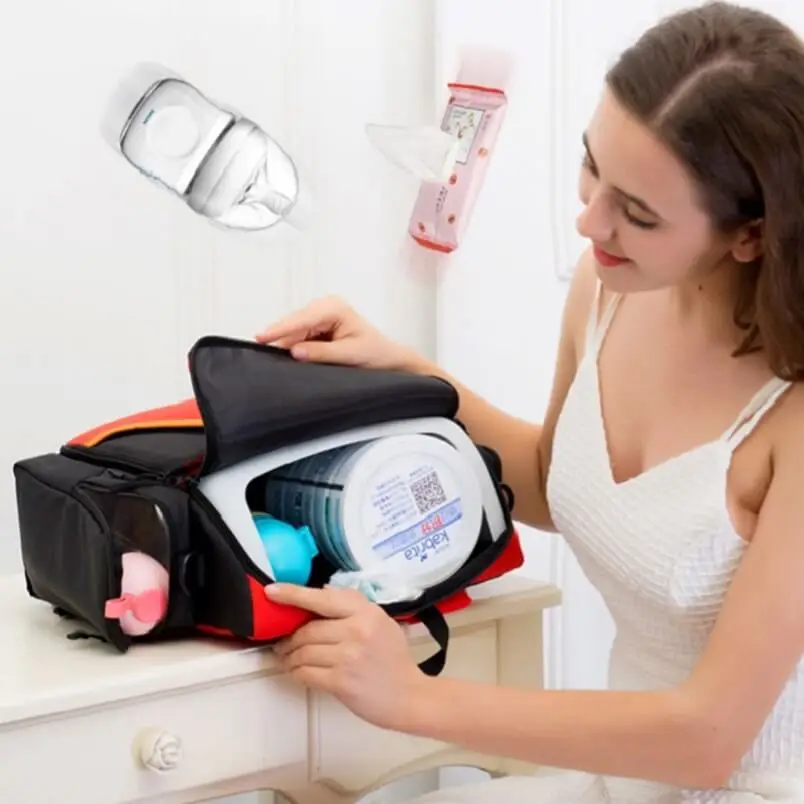 

3 In 1 Baby Backpack Diaper Bag Booster Seat Waterproof Dry Bag Organizer Diaper Diaper Caddy Stuff Dropshipping Baby Organizer