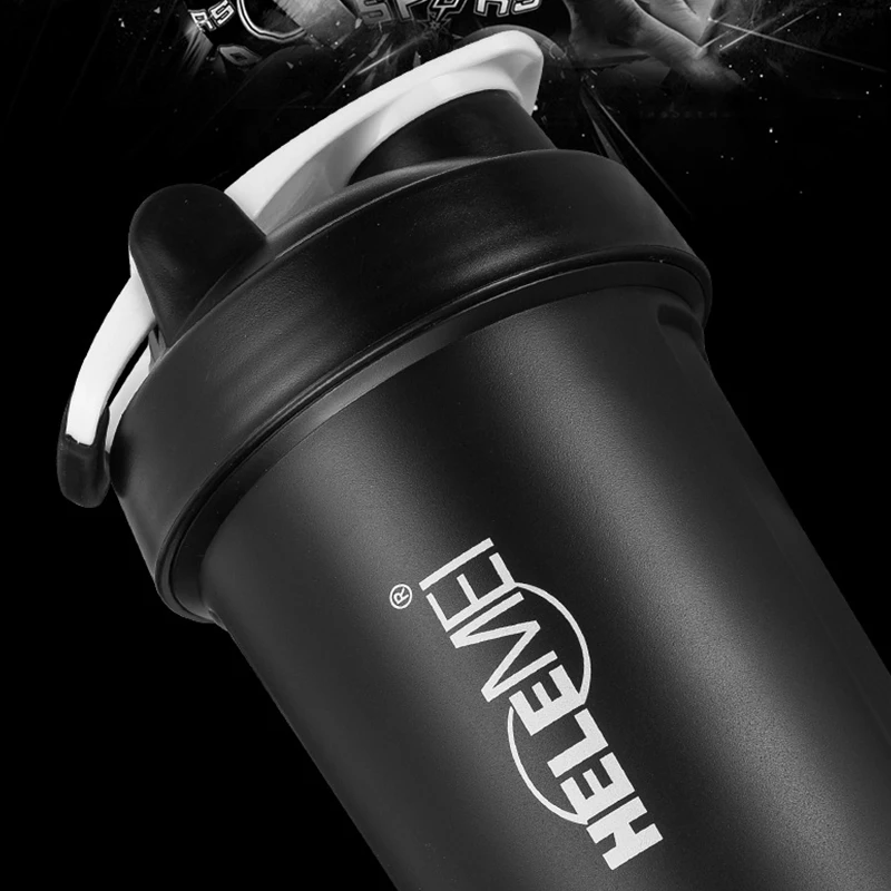 650 мл Пластик скраб тряски чашки весы Шейкер Бутылка шейкер для протеина